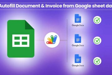 Autofill Document & Invoice from Google Sheet