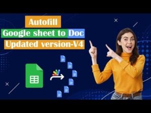 Autofill Document & Invoice from Google sheet data Updated Version – 4