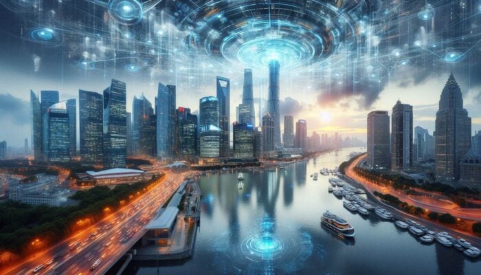 Artificial Intelligence Future City in 100 Years