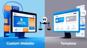 Custom Website vs Template