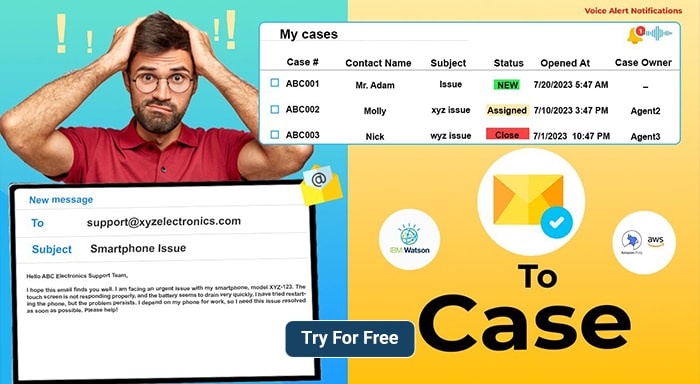 Email to Case