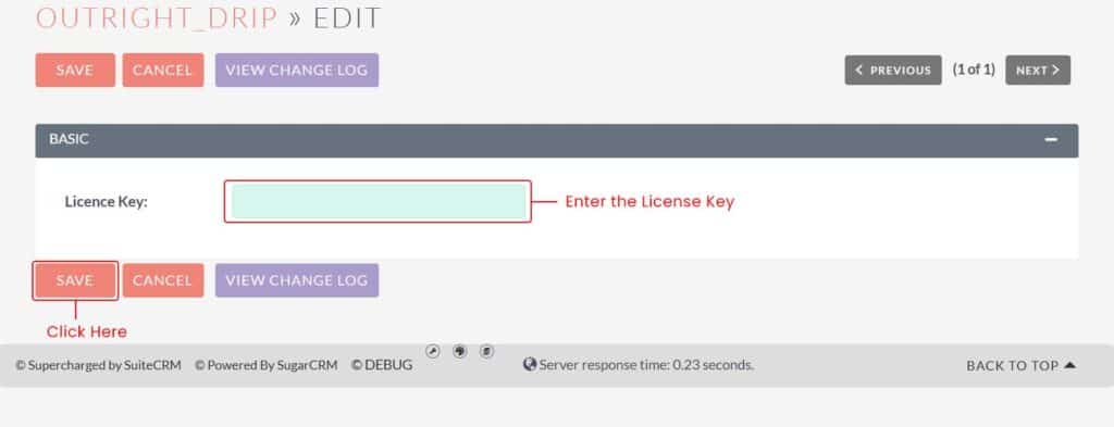 Licence Key