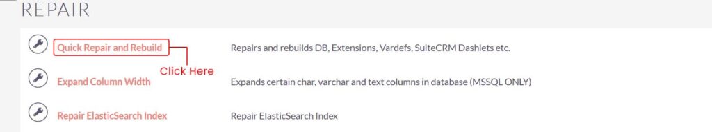 Rebuild Option