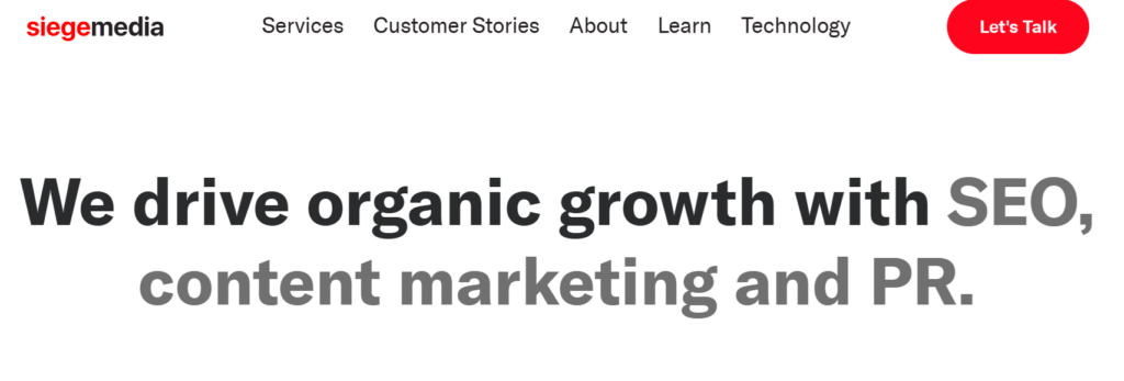 Siege Media drives organic growth through SEO, content marketing, and PR – White Hat Link Building