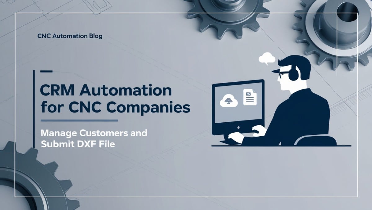 CRM Automation for CNC Companies: Managing Customers and DXF File Submissions