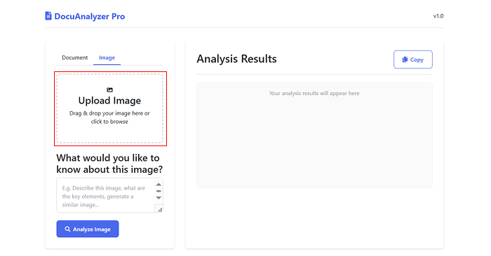 Upload an image