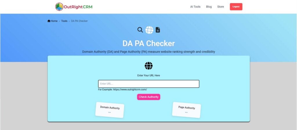DA PA Checker