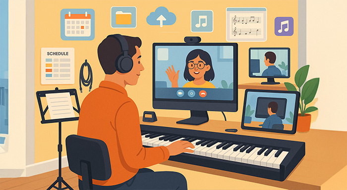 Online Music Learning Models Effective