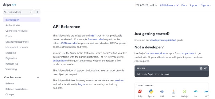 Strip API