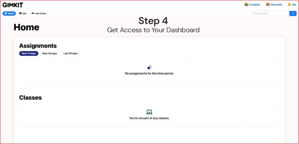 Get Access to Your Dashboard