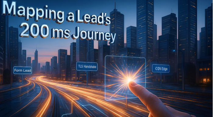 Mapping a Lead’s 200 MS Journey: Latency, Trust, and CRM Conversion 