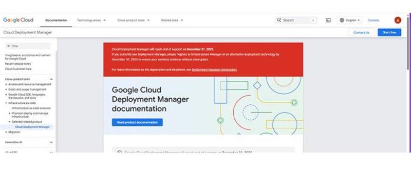 Google Cloud Deployment Manager 