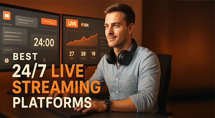 Best 24/7 Live Streaming Platforms in 2025 (Ranked & Reviewed) 