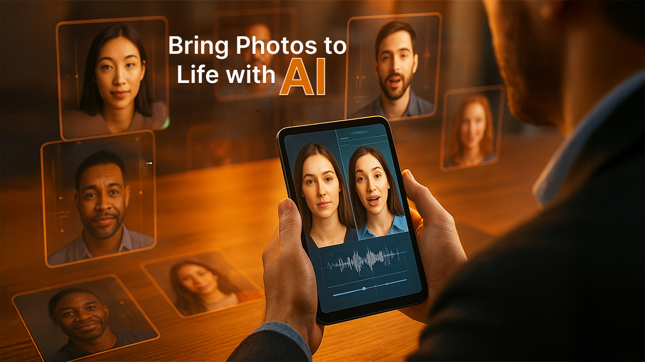 Bring Images To Life With AI Talking Photo Technology