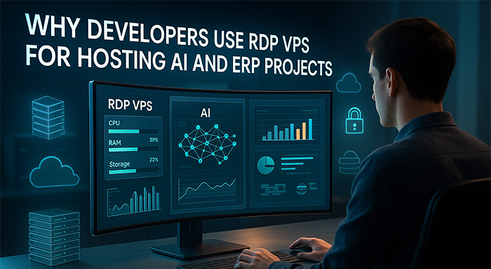 Why Developers Use RDP VPS for Hosting AI and ERP Projects