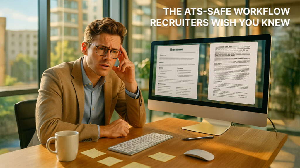 The ATS-Safe Workflow Recruiters Wish You Knew