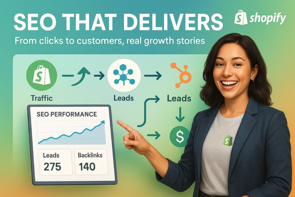 Infographic showing SEO article strategies driving growth in the digital economy with workflow, charts, and user engagement icons