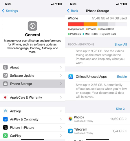 Why Your iPhone Storage Is Full 