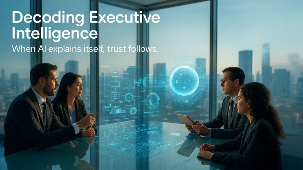 Embedding Explainability in AI: The Missing Link to Trustworthy Executive Intelligence?