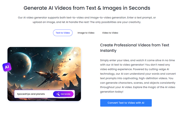 Text to Video Creation