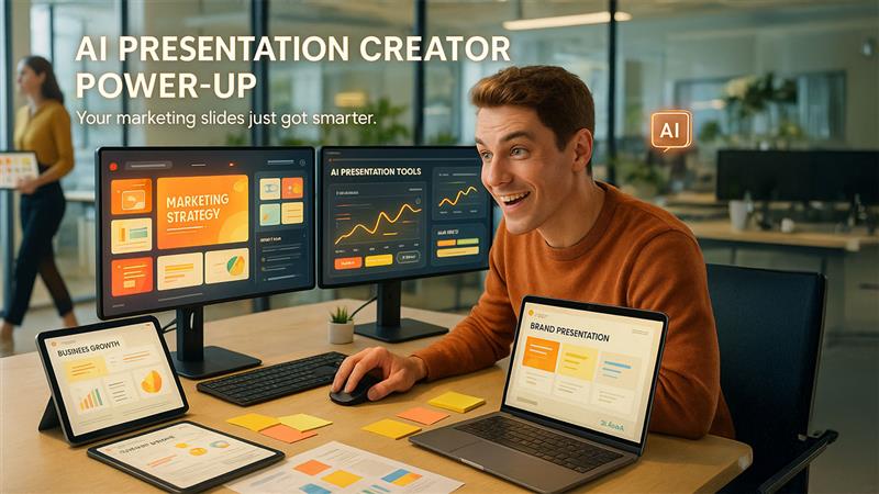 7 best AI presentation Creators for Marketing Teams