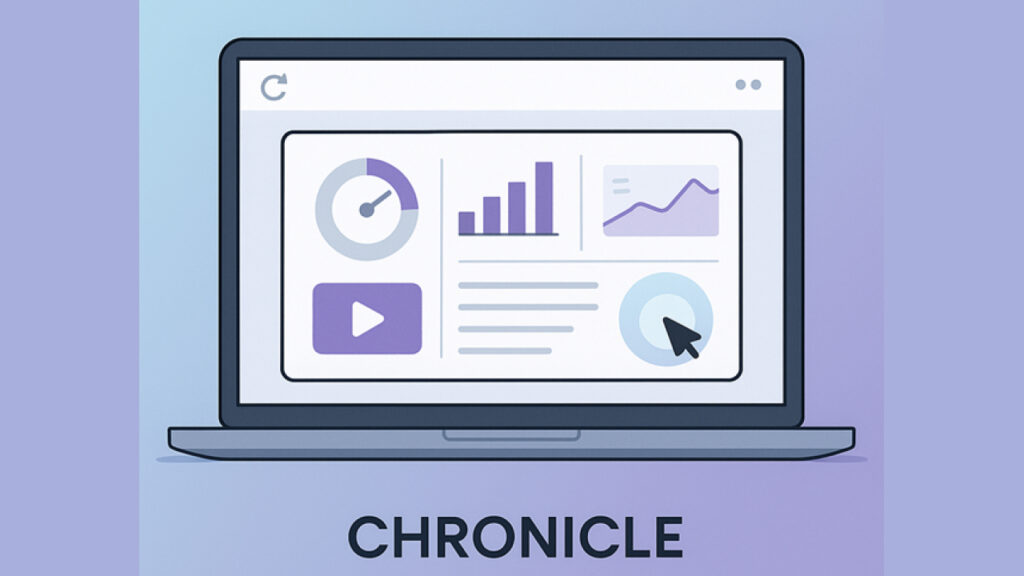 Chronicle – minimalist slides that stay current through live widgets 