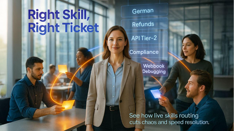 Right Skill, Right Ticket: Plug a Live Skills Matrix into CRM Routing 