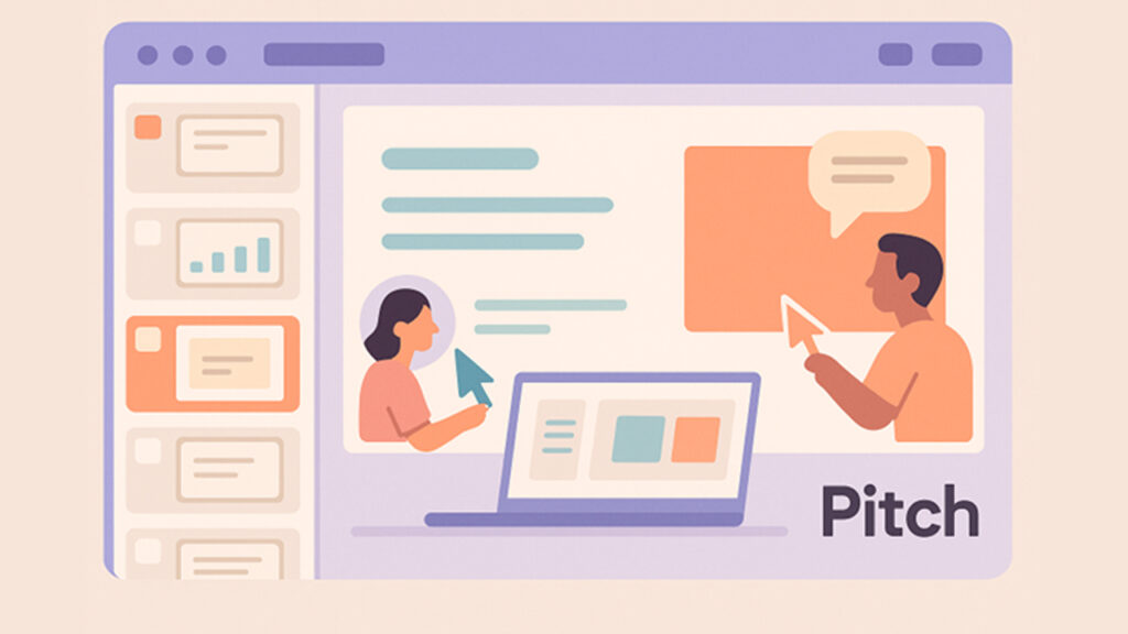 Pitch – real-time teamwork and polished templates in one browser tab