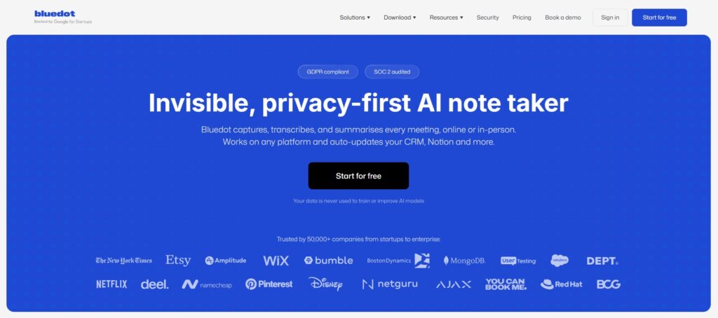 Bluedot AI