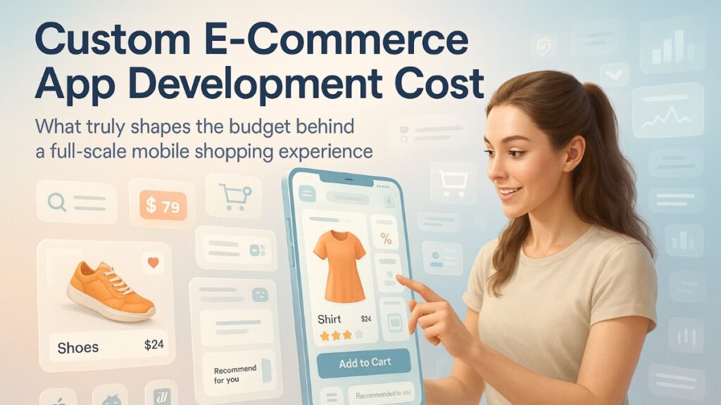 Cost of custom e-commerce mobile app development in 2025