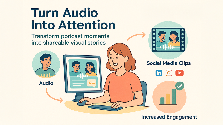 Repurposing Podcast Audio Into Visual Clips