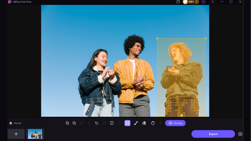 Highlight the Area You Want to Remove