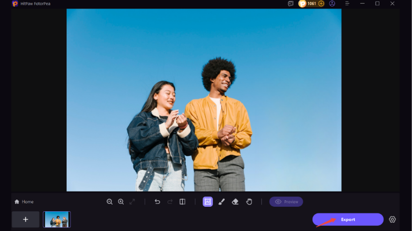 After that, export your image