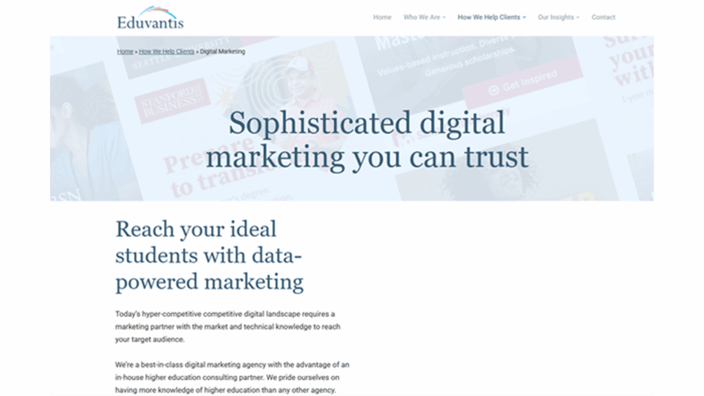 Eduvantis – Data-Driven Strategy 