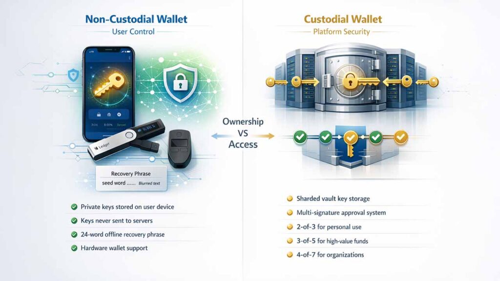 Custodial and Non-Custodial
