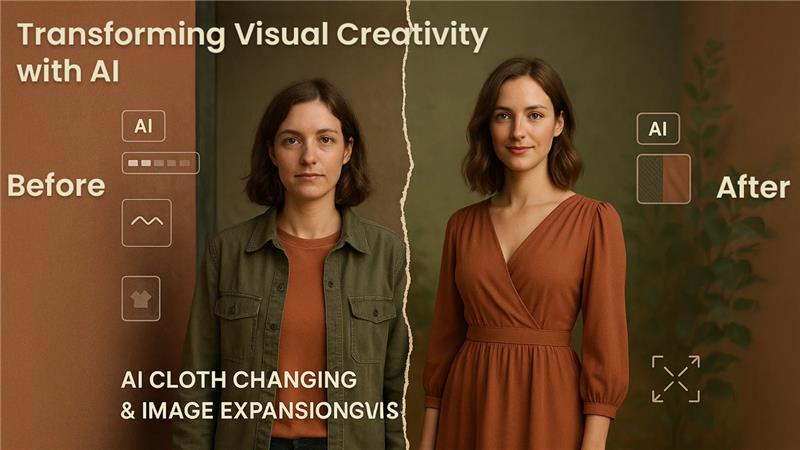 Transforming Visual Creativity with AI: The Rise of Cloth Changers and Image Extenders