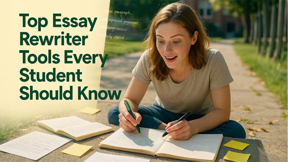 Top 7 Online Essay Rewriter Tools to Avoid AI Detection