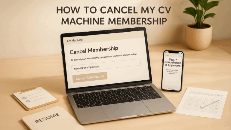 How to Cancel My CV Machine Membership
