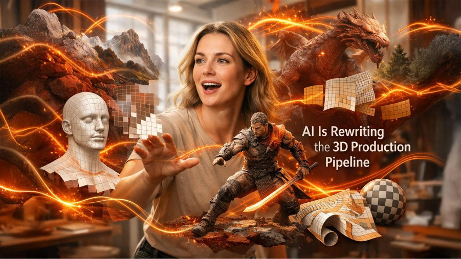 3D Production Pipeline Gets Disrupted 