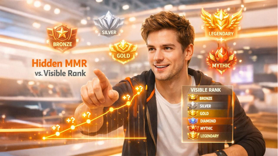 Hidden MMR vs. Visible Rank Systems 