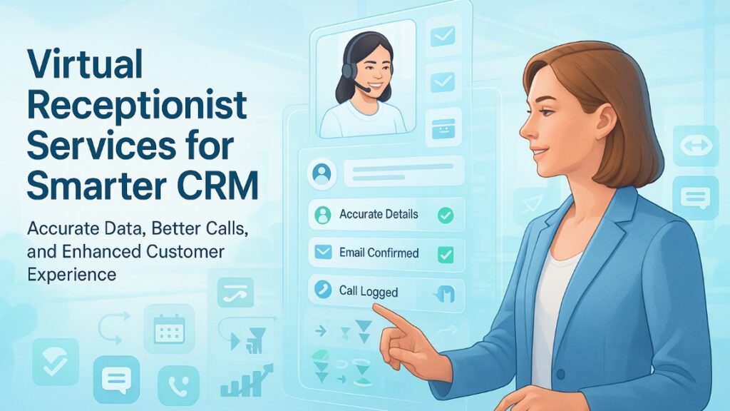 How Virtual Receptionist Services Improve CRM Data Quality and Customer Experience