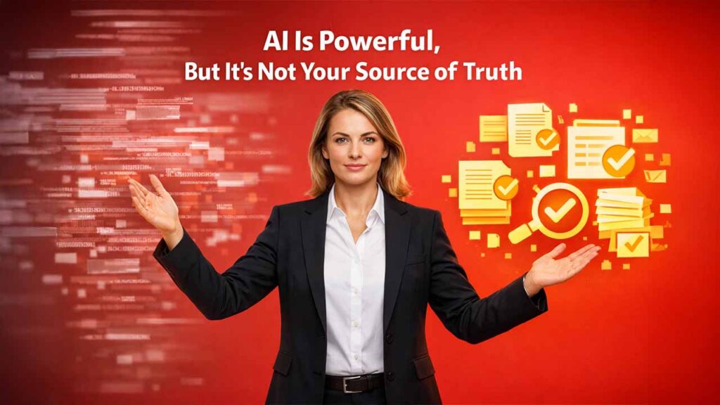 AI Is Powerful, But It’s Not Your Source of Truth 