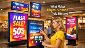 What Makes a Digital Signage Solution Effective?