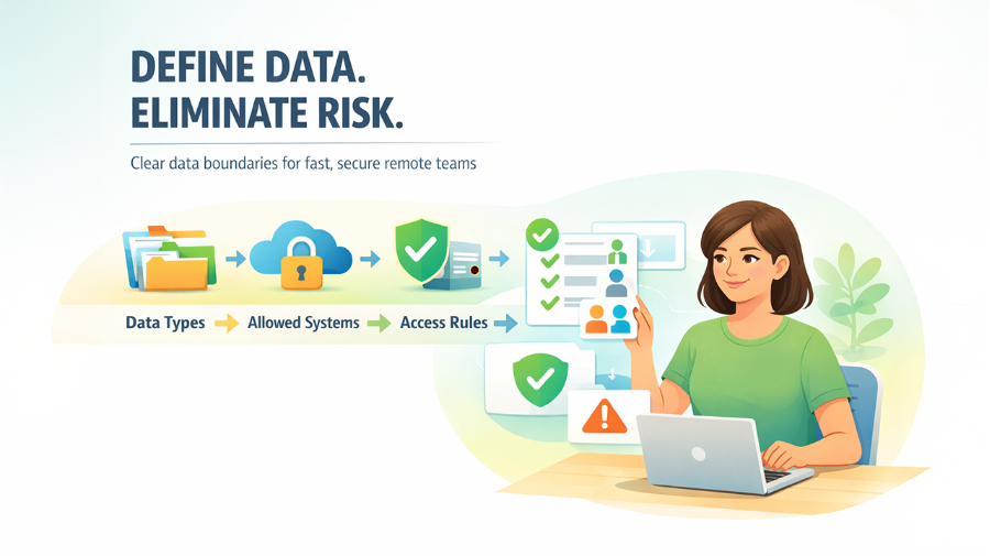 Define data boundaries before you share anything