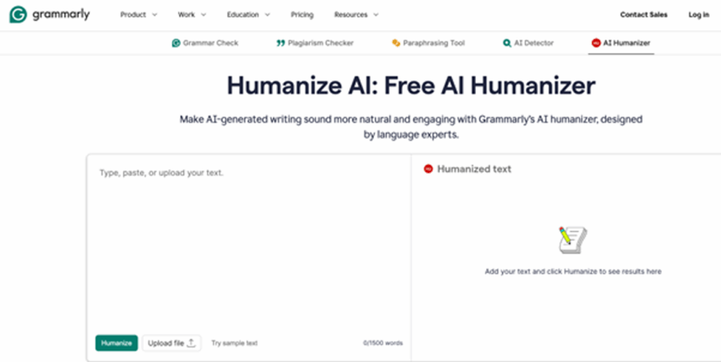 Grammarly AI Humanizer 