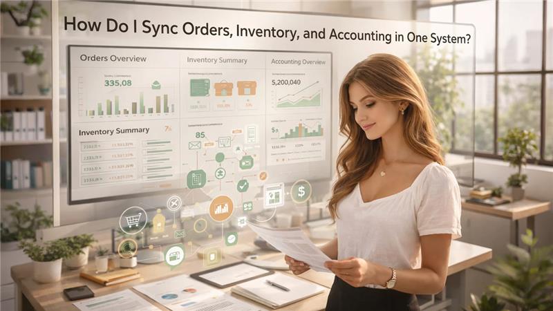 How Do I Sync Orders, Inventory, and Accounting in One System?