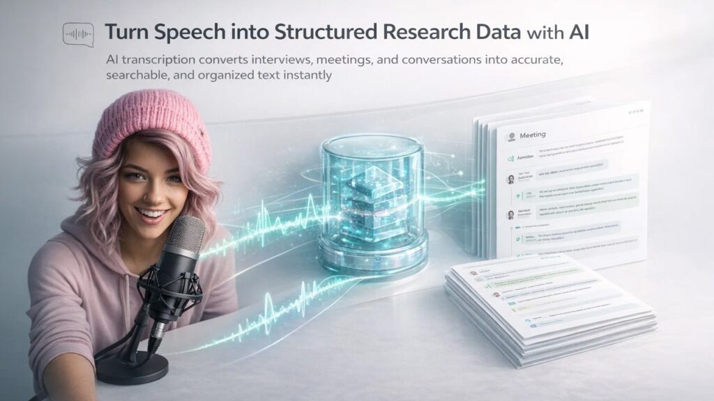 Transcription and Text Conversion — Turn Words into Data