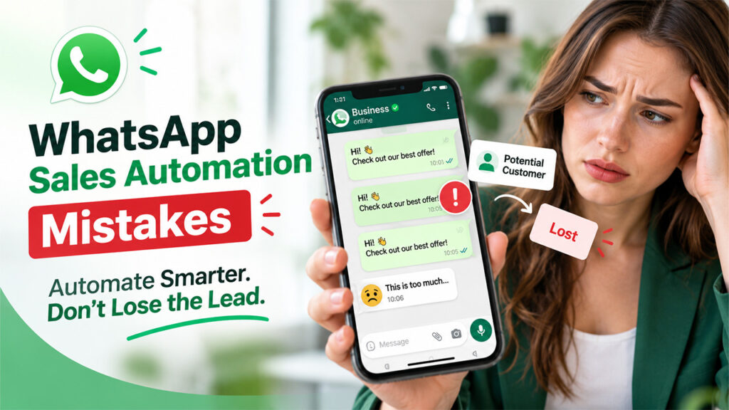 WhatsApp Sales Automation Mistakes to Avoid