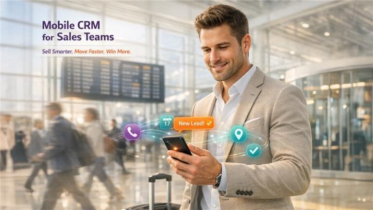 How Mobile CRM Helps Sales Teams Stay Productive on the Go