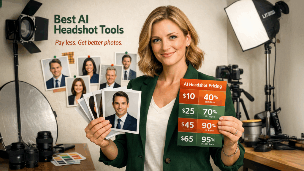 7 AI Headshot Generators Ranked by Cost Per Usable Photo (2026)